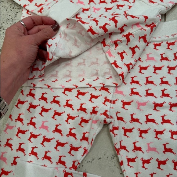 Crew Cuts Sleepwear Pajamas Reindeer Holiday Winter Christmas - Picture 5 of 8
